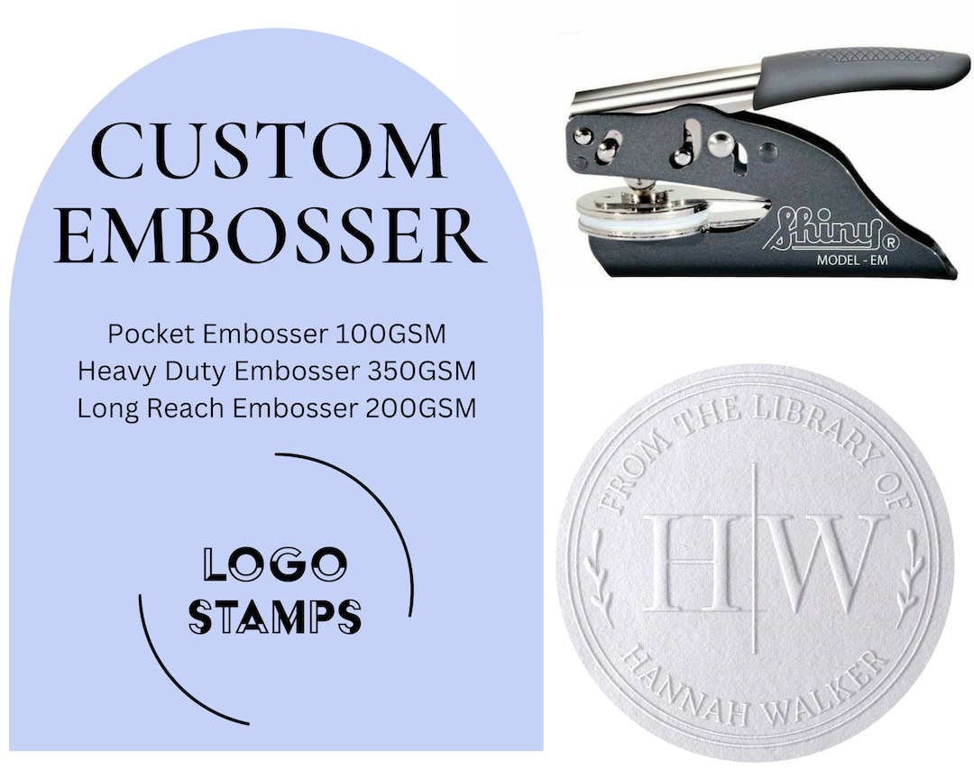 Custom Logo Embosser, Personalised Embosser, Wedding Embosser, Address Embosser, Logo Embosser