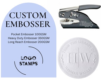 Custom Logo Embosser, Personalised Embosser, Wedding Embosser, Address Embosser, Logo Embosser Melbourne Made