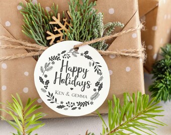 Christmas Stamps for Cards, Custom Christmas Stamp for Kraft Paper, Personalised Christmas Stamp,  Merry Christmas Stamp