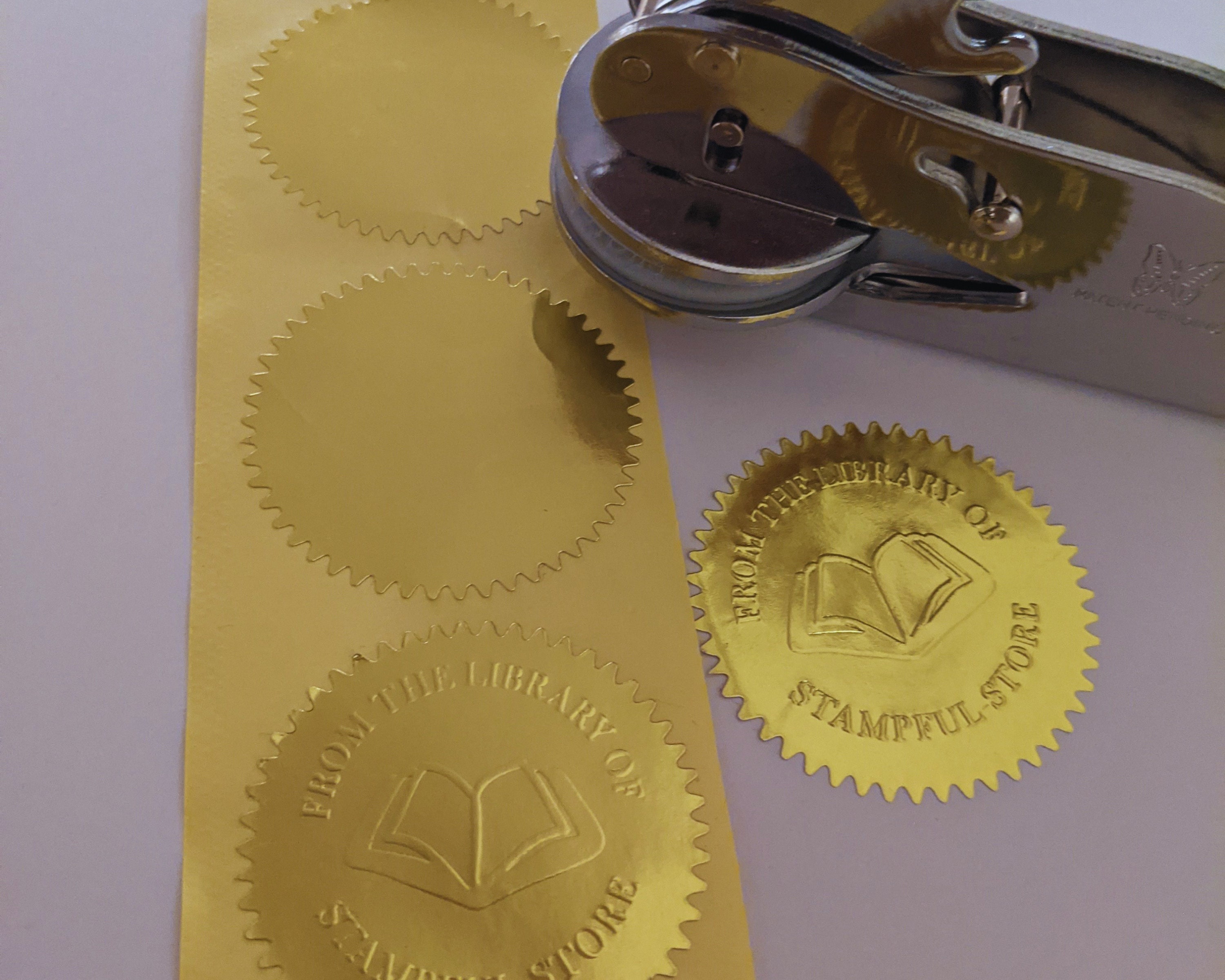 Embossing Foils Gold Foil for Embosser Foil Embossing Seals Etsy