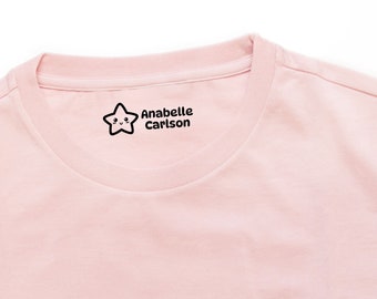 Custom Clothing Stamp: Kids Fabric Label, School Uniform Stamp