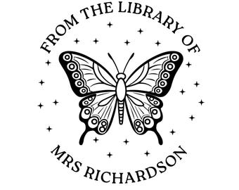 Custom Library Book Embosser: Personalized Book Lover Gift, Melbourne Made