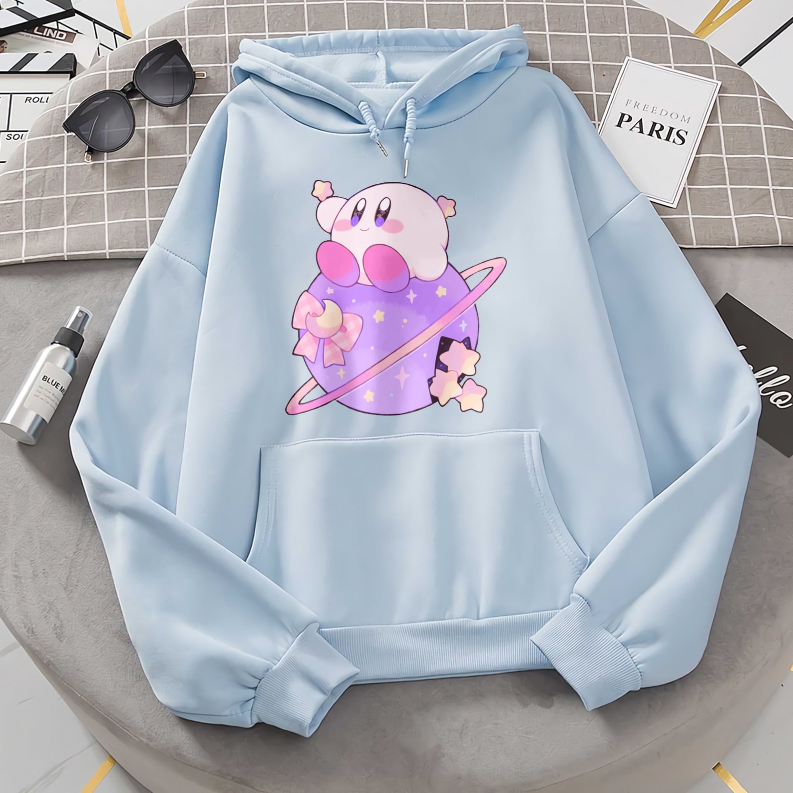 Cute Kirby Hoodie Kirby Shirt Kirby Hoodie Fighting Kirby Etsy