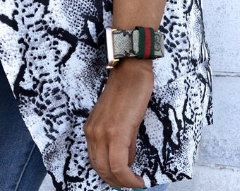 gucci floral apple watch band