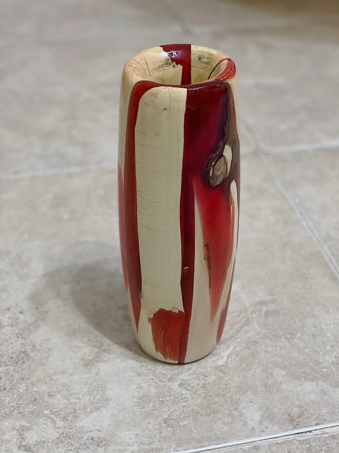 Wood and Epoxy Vase Wood Decor Wood Interior Vase Epoxy Etsy