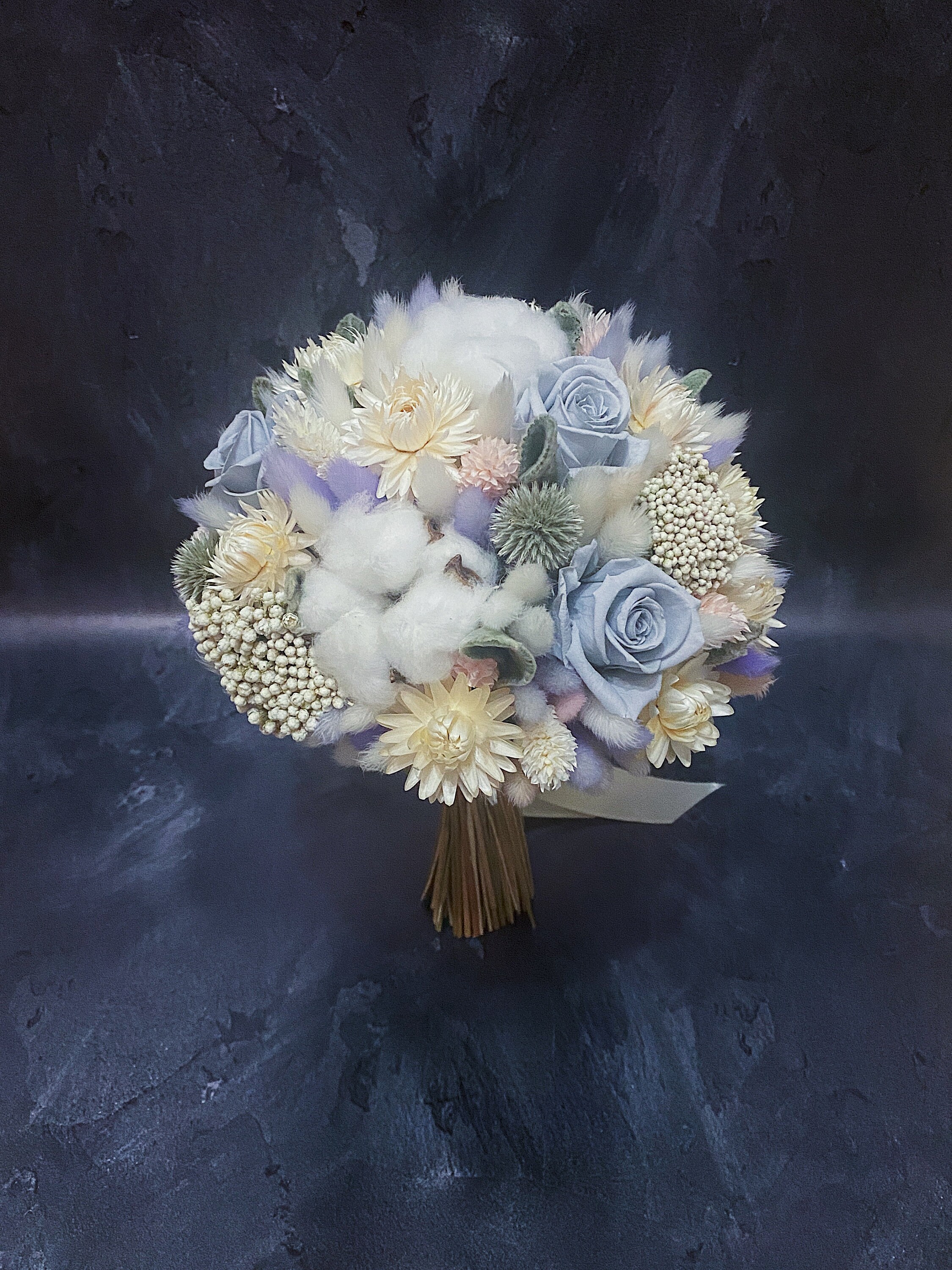 Dried flowers bouquet Dry preserved bouquet bridal bouquet Etsy