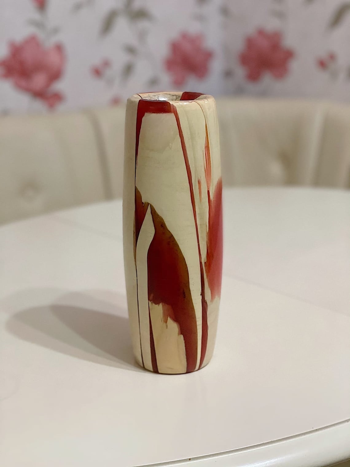 Wood and Epoxy Vase Wood Decor Wood Interior Vase Epoxy Etsy