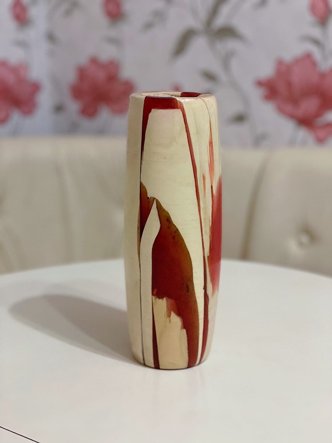 Wood and Epoxy Vase Wood Decor Wood Interior Vase Epoxy Etsy