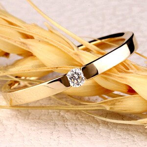 Mens Solitaire Diamond Engagement Ring Round Cut Lab Grown Diamond Ring Wedding Ring For Men Anniversary Gift For Him Customize Promise Ring