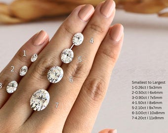Oval Cut Diamond For Personalized Jewelry, 0.26 To 4.20 Carat IGI Certified Diamond, Eco Friendly Loose Diamond, Man Made Lab Grown Diamond