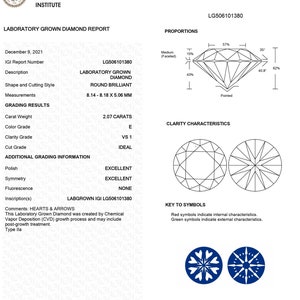 A brilliant 1.90ct round cut lab-grown diamond measuring 8.0mm shown on the hand.
Makes a statement while maintaining classic proportions.
Ideal for bold solitaires or halo engagement settings.
Combines luxury with ethical values.