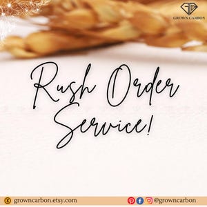 Rush Order Upgrade | Priority Processing for Custom Jewelry | Fast Production for Engagement Rings & Wedding Bands | Handmade Fine Jewelry