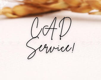 Custom CAD Design Service for Engagement Rings & Wedding Bands | 3D Jewelry Model | Bespoke Ring Design | Personalized Fine Jewelry CAD