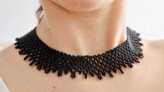 Shiny beads necklace sale