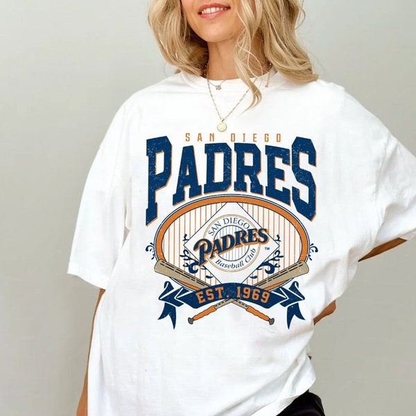 Vintage San Diego Padres Shirt, San Diego Baseball Shirt, Padres Baseball Shirt, Baseball fan gift, Unisex T-shirt Sweatshirt Hoodie