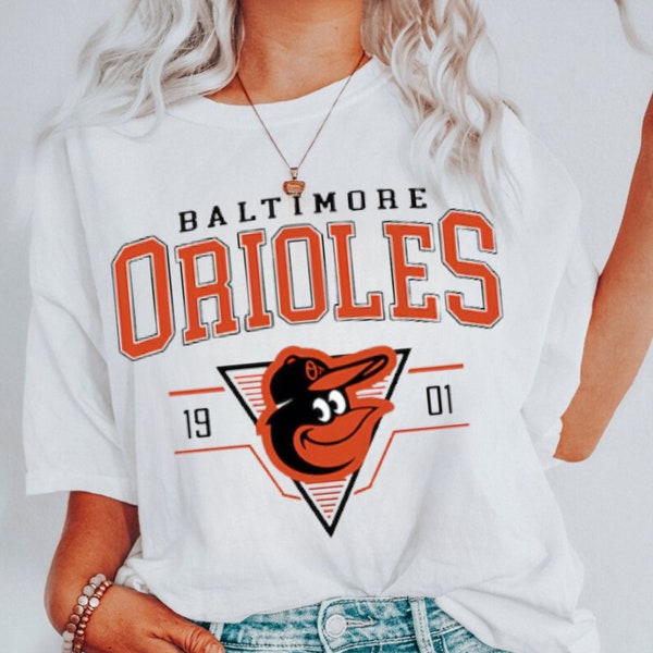 Vintage 90s Baltimore Shirt, Baltimore Baseball Shirt, Orioles Baseball Shirt, Baseball fan gift, Unisex T-shirt Sweatshirt Hoodie