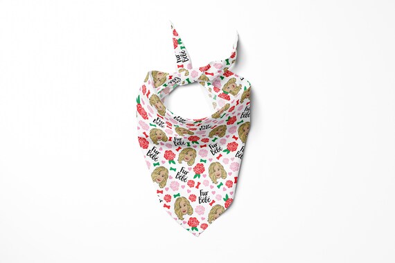 Moira Rose Fur Bebe Dog Bandana Pink Dog Bandana Moira Etsy