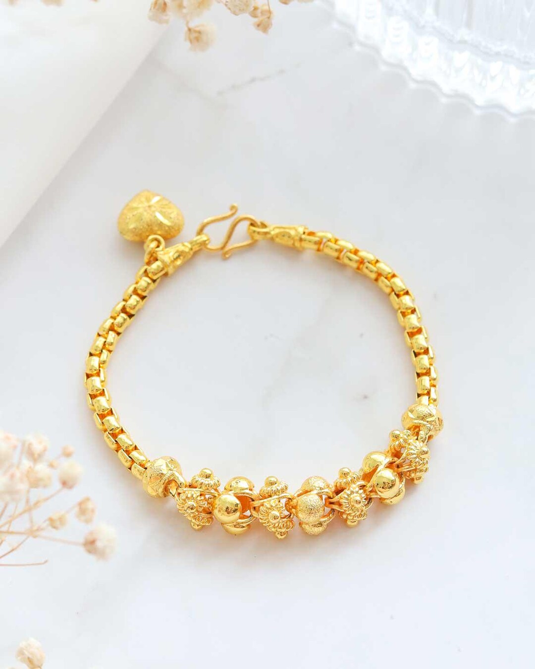 Bracelet Plaqué Or - Représentant La Thaïlande - Doré - Neuf Avec étiquettes