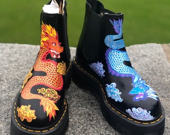 painted dr martens