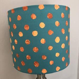 Let's Polka Lampshade: Lampshade for table lamp, pendant lampshade, geometrics, modern, funky, unique