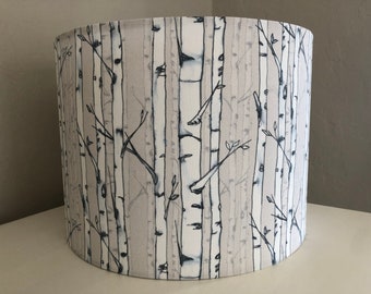 Forest for the Trees Lampshade: Aspen lamp shade, nature décor, lampshade for table lamp, pendant shade, lampshade, funky lamp
