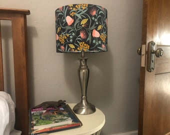 Aussie Garden Lampshade: Funky lampshade for table, floor, or pendant lamps; flower lampshade, botanical lampshade