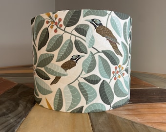 Gum Tree Bird Lampshade: Handmade Table or Pendant Lighting