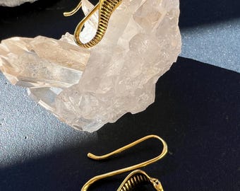 Cobra Snake Earrings Boho Gold // Delicate Jewelry Medusa | Statement Earrings – Antique Look