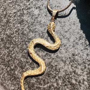 Boho Gold Snake Chain // Set with Earrings | Statement Jewelry | Ethno Festival Accessory