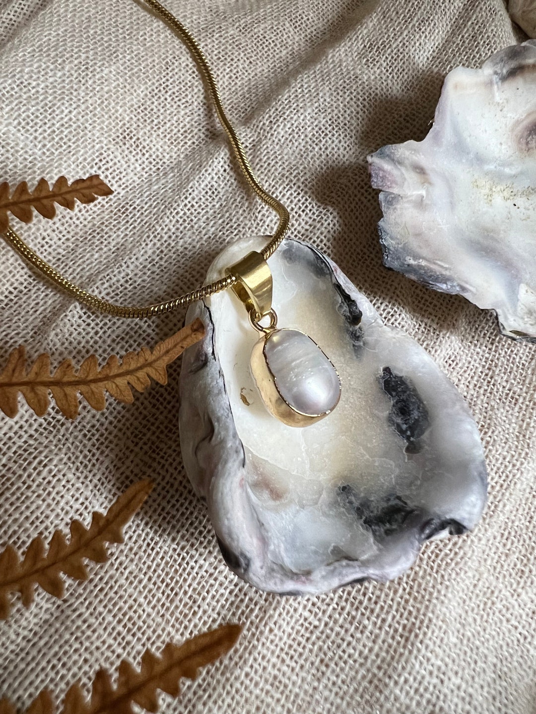 Aleasha Collana Boho Con Perle D'Acqua Dolce E Pietre Naturali - Girocollo Estivo Fatto A Mano, Regalo Per Donna - 3