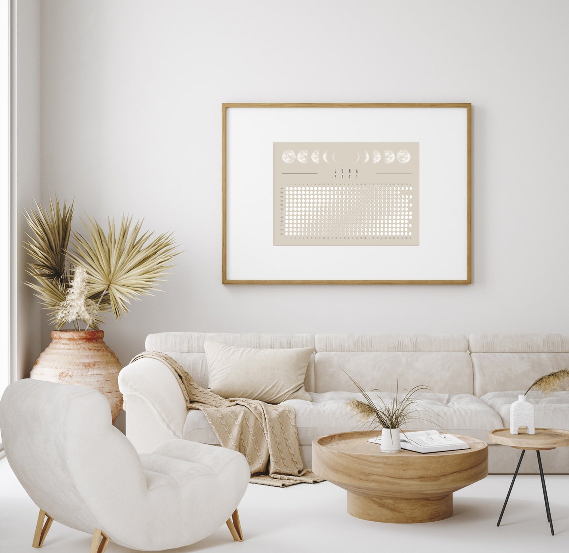 Lunar Calendar 2023 // Poster DIN A3 Moon Phases Astrology - Etsy Singapore