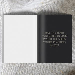 Cuaderno Calendario Lunar 2026 A6 negro // Diario de fases lunares, diario, cuaderno bohemio, astrología, seguimiento de hábitos imagen 7