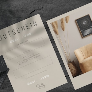 Geschenk-Gutschein ShellyCreatesShop // Weihnachten, Geburtstag, Shopgutschein 10-100 Euro