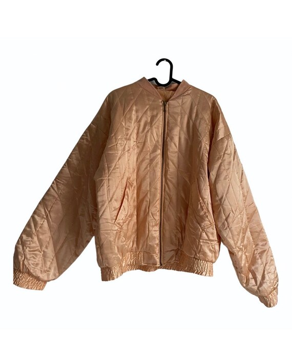 Silk bomber jacket