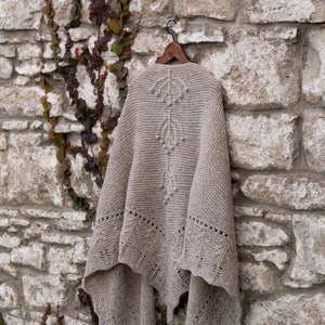 ROWAN SHAWL pattern, shawl knitting pattern, scarf knitting pattern, pdf knitting pattern image 9