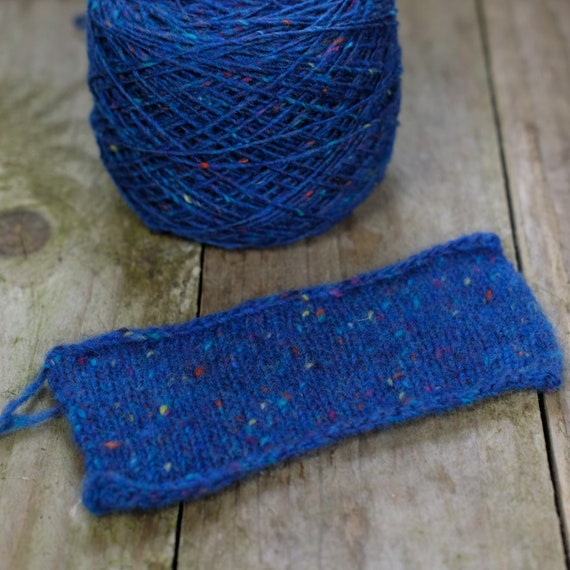 Fingering Weight Yarn, 100% Merino Wool Yarn, Soft Donegal Tweed Yarn, Knitting  Yarn, Shades of Blue 50 Gm -  Canada