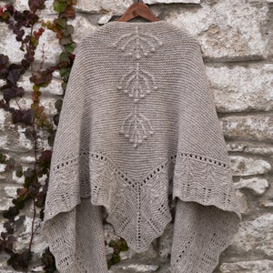 ROWAN SHAWL pattern, shawl knitting pattern, scarf knitting pattern, pdf knitting pattern image 10