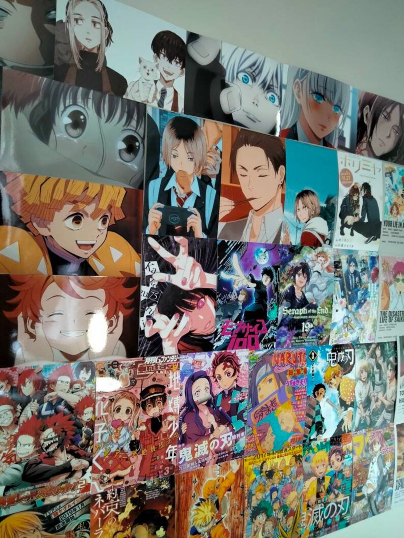 Anime Prints Random Assortment Etsy