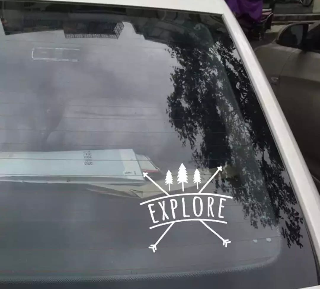 Explore Vinyl Car Decal-camping Decal-outdoor Decal-backpacking Decal ...