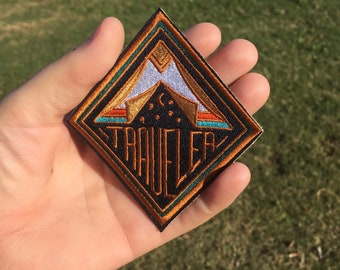 Traveler Embroidered Patch-Hiking Patches-Backpacking Patches
