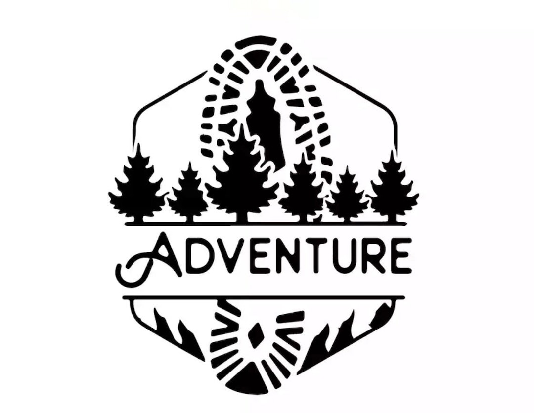Adventure Vinyl Car Decalcamping Decaloutdoor Etsy