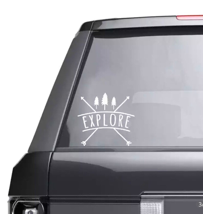 Explore Vinyl Car Decal-camping Decal-outdoor Decal-backpacking Decal ...