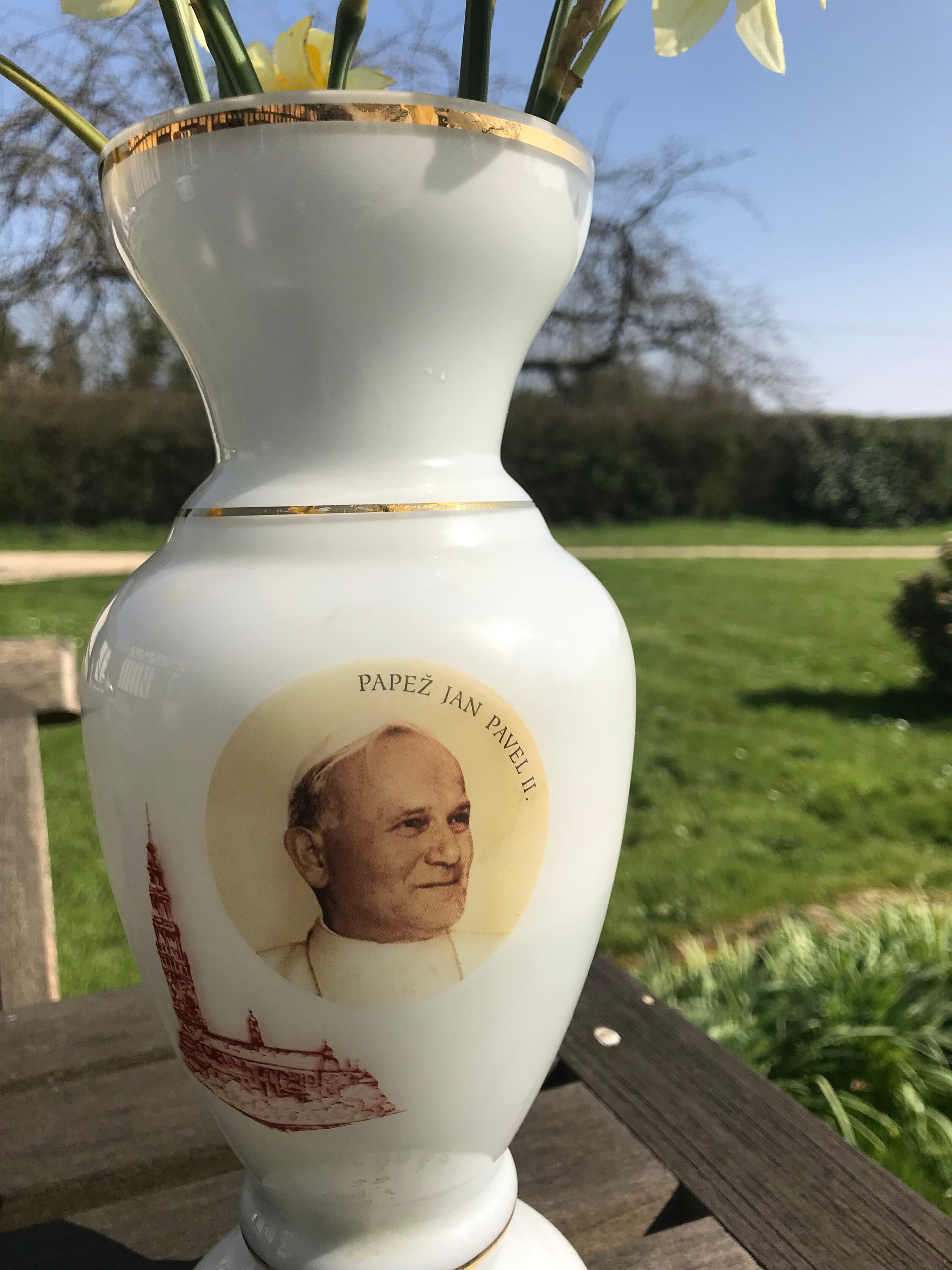 Vase en Opaline Jean-Paul Ii