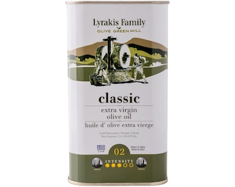 Lyrakis Family Extra Virgin Olive Oil from Crete-Cold Pressed- Low Acidity-High in Polyphenols