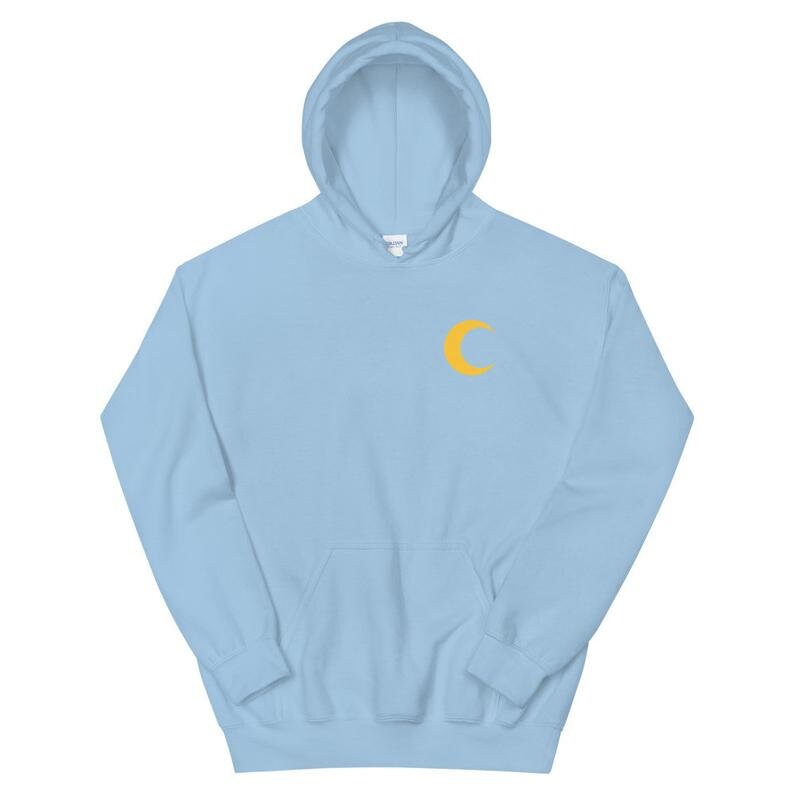 tsukki moon moletom com capuz