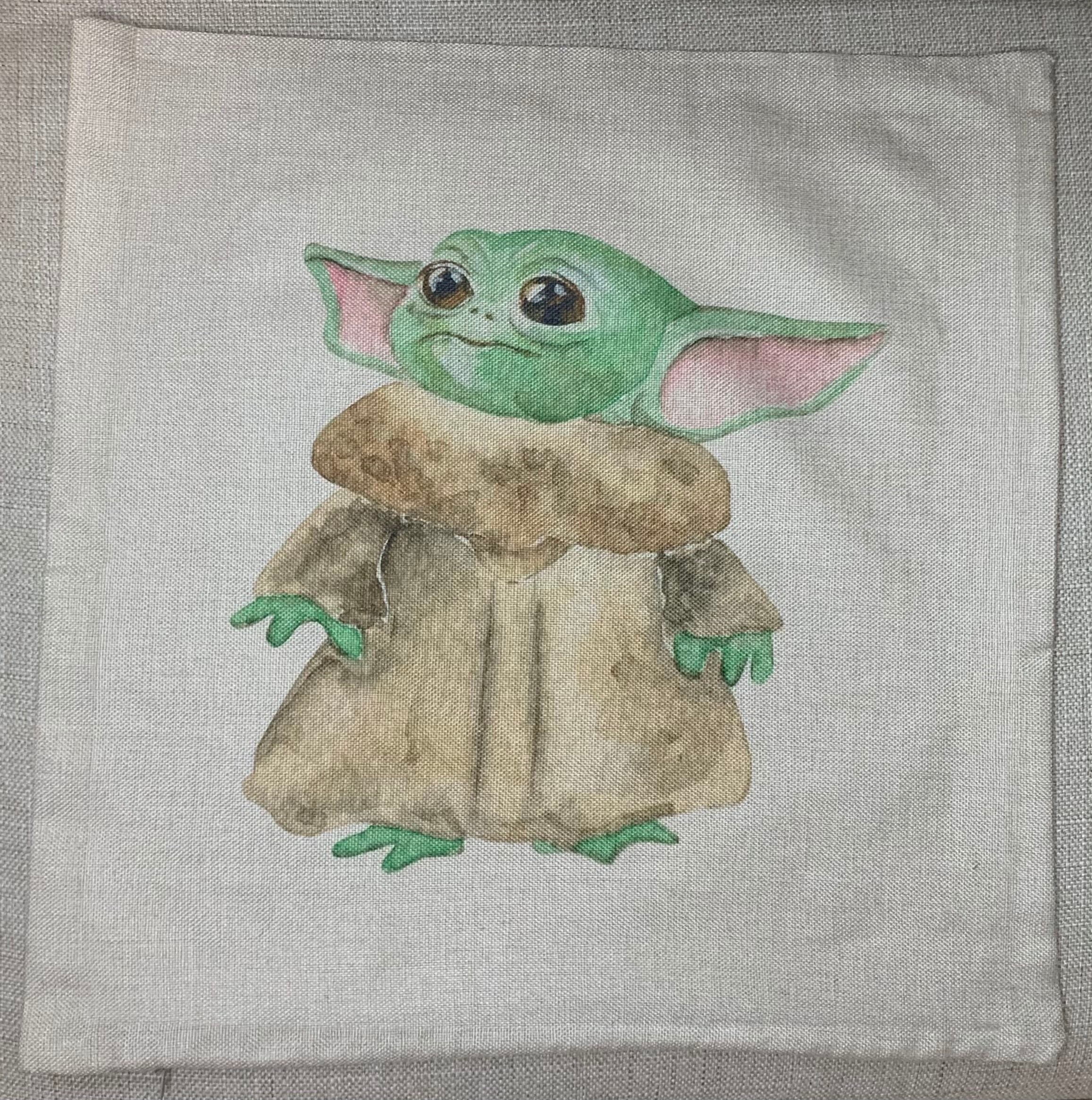 Baby Yoda The Child Decorative Pillow Cover ONLY 18 x 18 Etsy Nederland