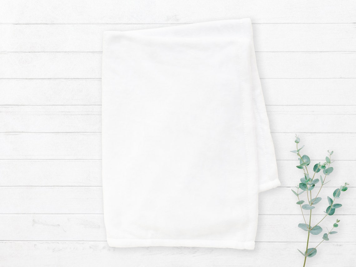 Sublimation Blank Baby Blanket White Soft Plush Fleece 100 Etsy