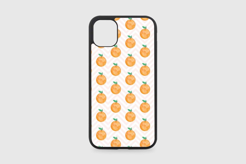 Orange iPhone Case with Optional Pop Up Stand Add On