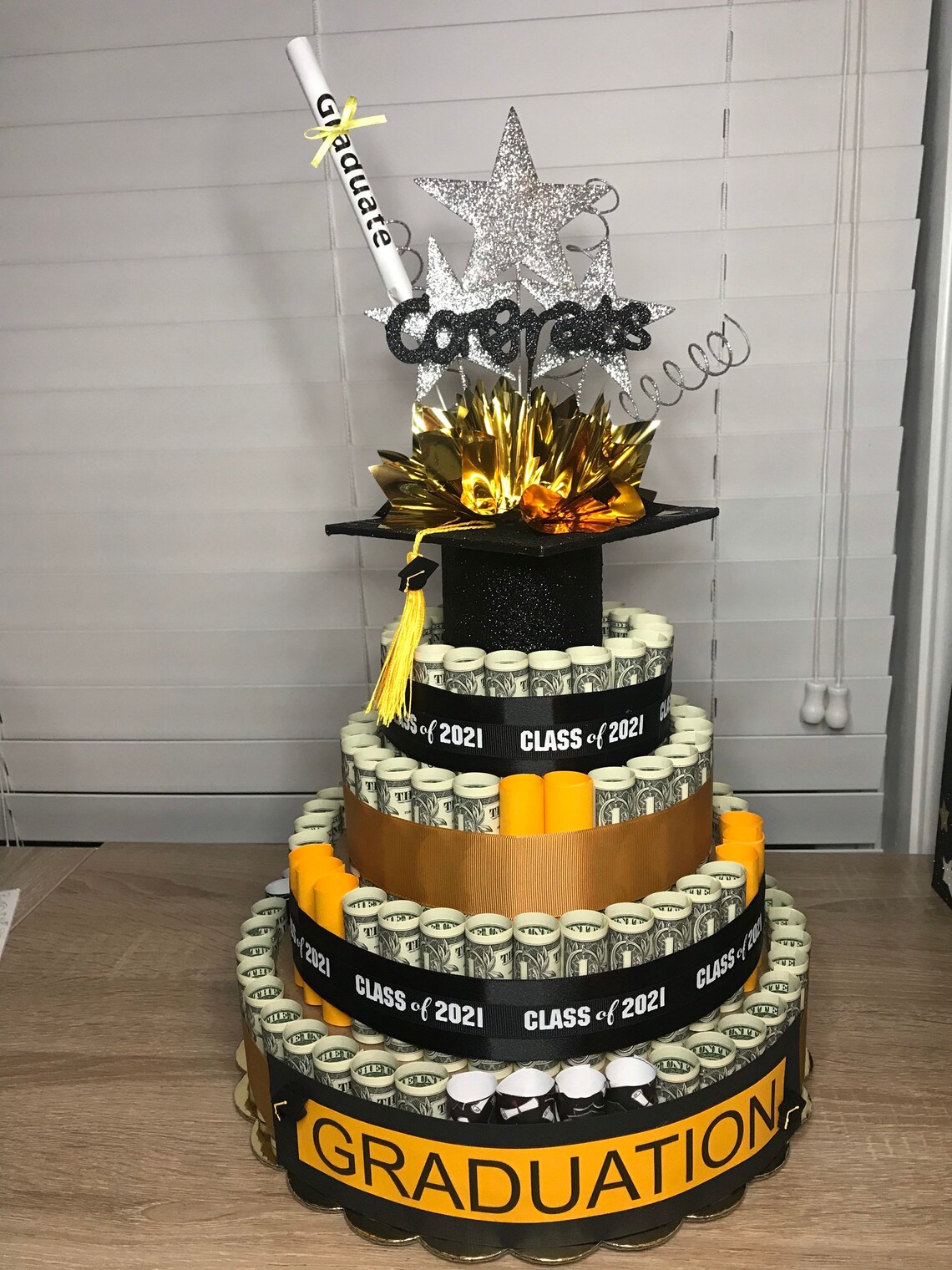 Graduation Money Cake | Etsy
