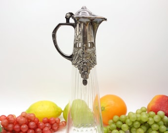 WMF Jugendstil - Aiguière - Silver Plated and crystal Ewer